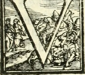 An illustration from Aquila vaga, sub qua ex diuersis nationibus et familijs a VVilhelmo Hollando vsquè ad Sigismundum Lutzelburgium occidentis imperatorem XXXIX. elogijs, hieroglyphicis, numismatibus, insignibus, symbolis, imaginibus antiquis ad viuum exhibentur exculpti, & longa historiarum serie exarati ..., 1679, leaf 12