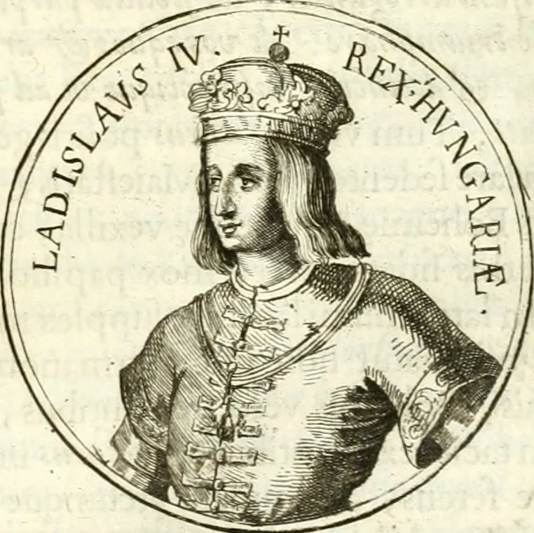 An illustration from Aquila vaga, sub qua ex diuersis nationibus et familijs a VVilhelmo Hollando vsquè ad Sigismundum Lutzelburgium occidentis imperatorem XXXIX. elogijs, hieroglyphicis, numismatibus, insignibus, symbolis, imaginibus antiquis ad viuum exhibentur exculpti, & longa historiarum serie exarati ..., 1679, leaf 52