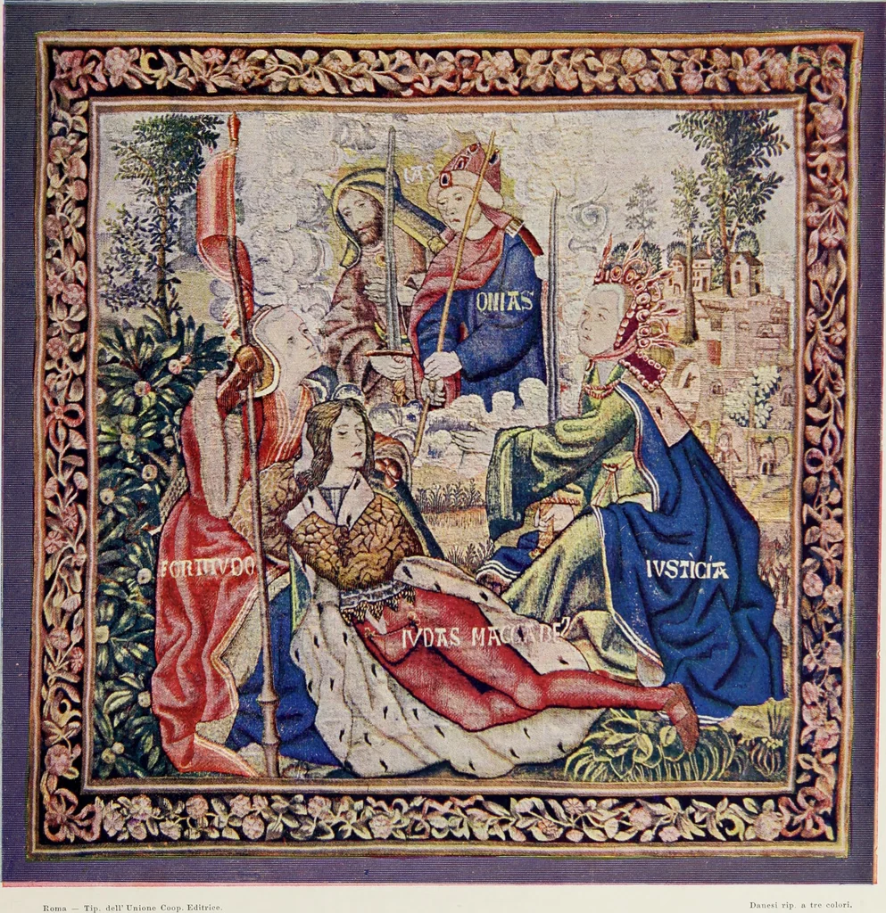 An illustration from Arazzi antichi e moderni, 1897, leaf 36