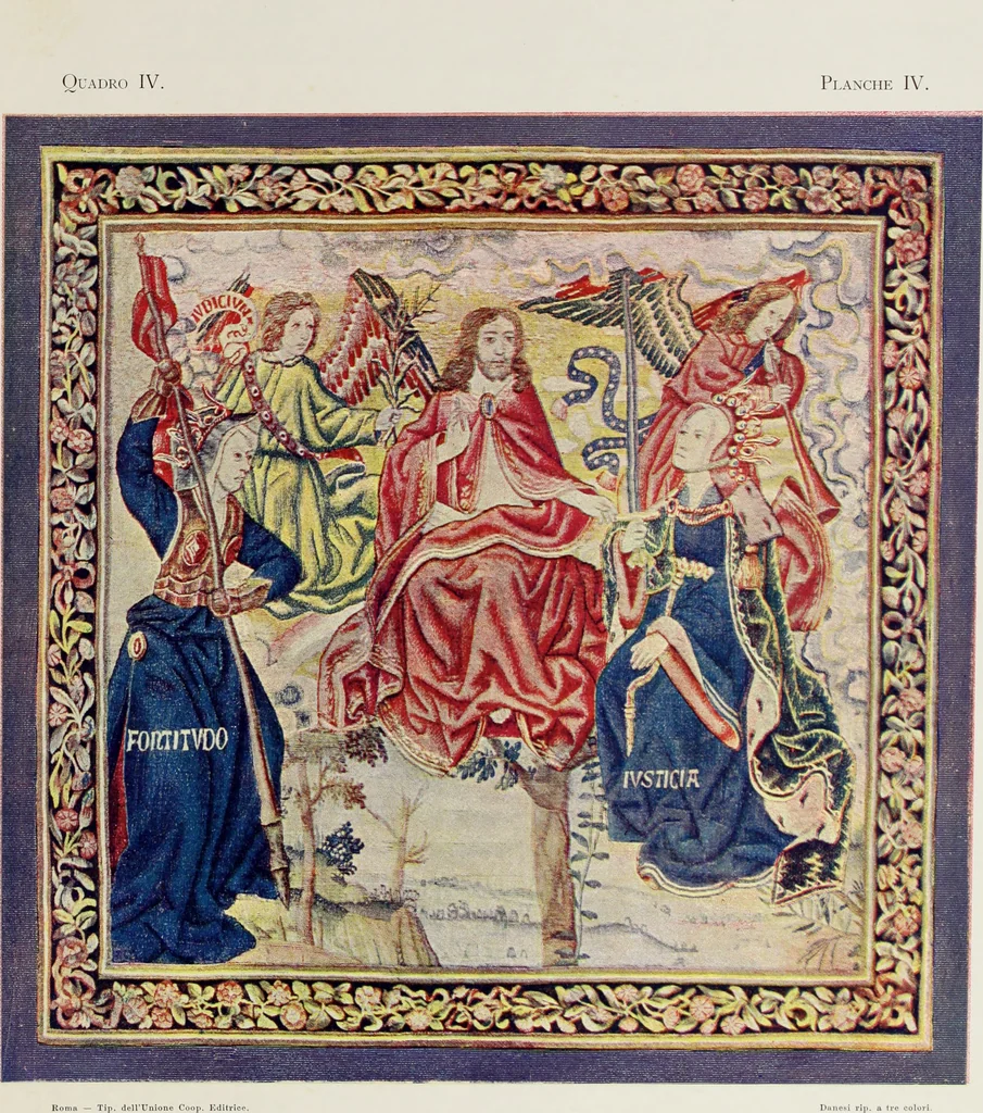 An illustration from Arazzi antichi e moderni, 1897, leaf 50
