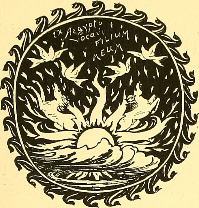 An illustration from Arbor vitae : a book on the nature & development of imaginative design for the use of teachers, handicraftsmen & others, 1910, leaf 12