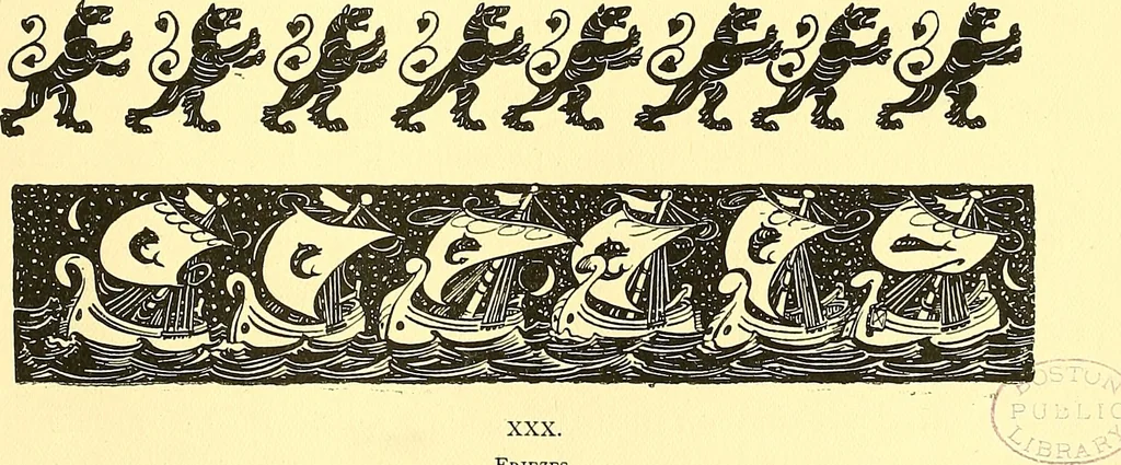 An illustration from Arbor vitae : a book on the nature & development of imaginative design for the use of teachers, handicraftsmen & others, 1910, leaf 144