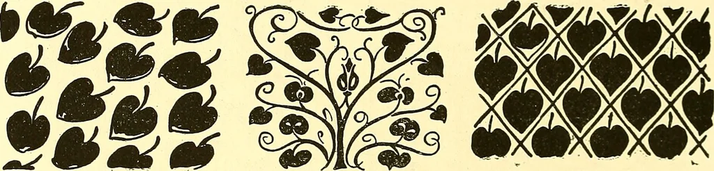 An illustration from Arbor vitae : a book on the nature & development of imaginative design for the use of teachers, handicraftsmen & others, 1910, leaf 157