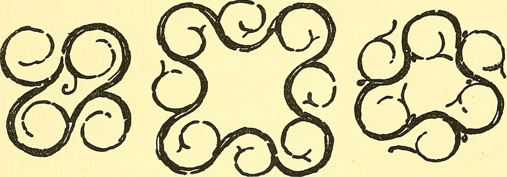 An illustration from Arbor vitae : a book on the nature & development of imaginative design for the use of teachers, handicraftsmen & others, 1910, leaf 212