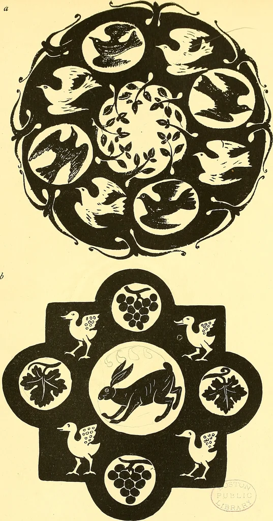 An illustration from Arbor vitae : a book on the nature & development of imaginative design for the use of teachers, handicraftsmen & others, 1910, leaf 216