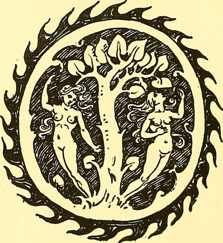 An illustration from Arbor vitae : a book on the nature & development of imaginative design for the use of teachers, handicraftsmen & others, 1910, leaf 217