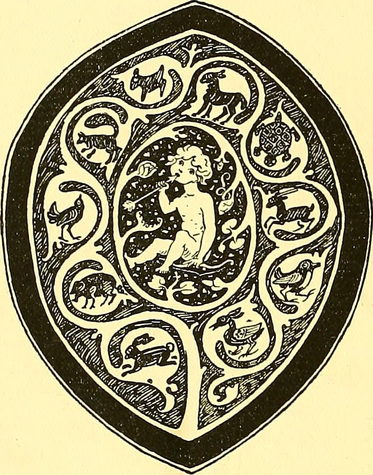 An illustration from Arbor vitae : a book on the nature & development of imaginative design for the use of teachers, handicraftsmen & others, 1910, leaf 225