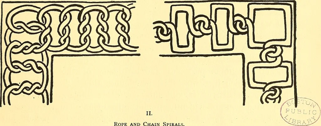 An illustration from Arbor vitae : a book on the nature & development of imaginative design for the use of teachers, handicraftsmen & others, 1910, leaf 40