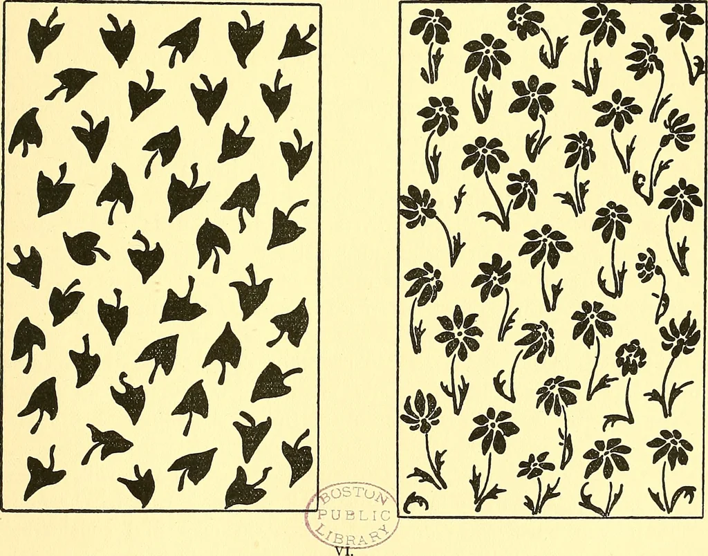 An illustration from Arbor vitae : a book on the nature & development of imaginative design for the use of teachers, handicraftsmen & others, 1910, leaf 52