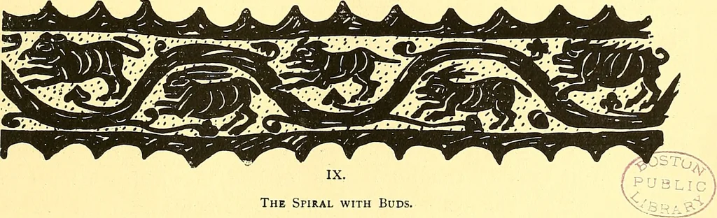 An illustration from Arbor vitae : a book on the nature & development of imaginative design for the use of teachers, handicraftsmen & others, 1910, leaf 70
