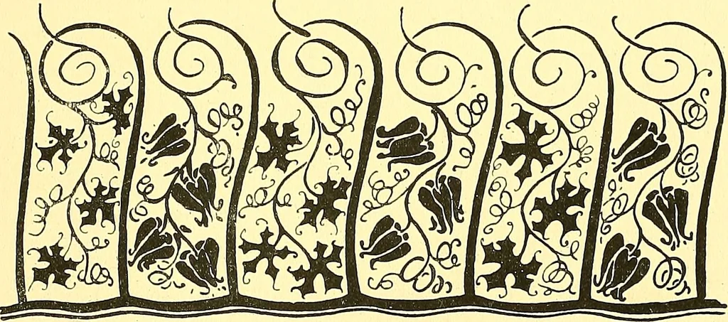 An illustration from Arbor vitae : a book on the nature & development of imaginative design for the use of teachers, handicraftsmen & others, 1910, leaf 98