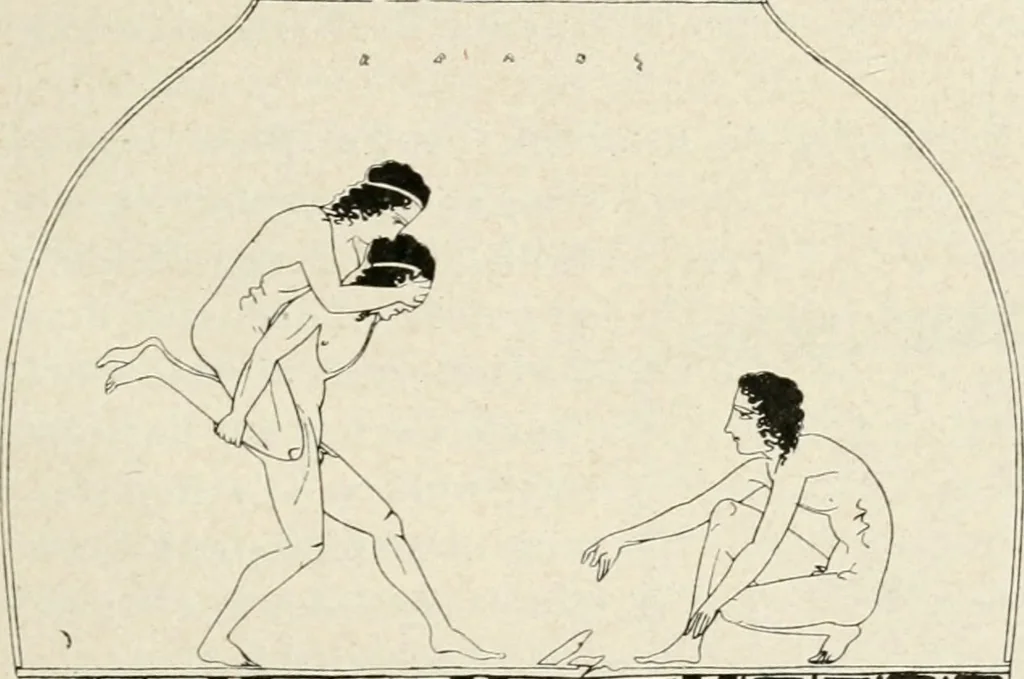 An illustration from Archaeologische Hermeneutik; Anleitung zur Deutung klassischer Bildwerke, 1919, leaf 108