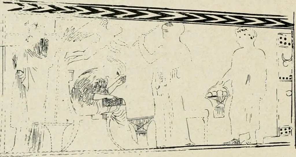 An illustration from Archaeologische Hermeneutik; Anleitung zur Deutung klassischer Bildwerke, 1919, leaf 109