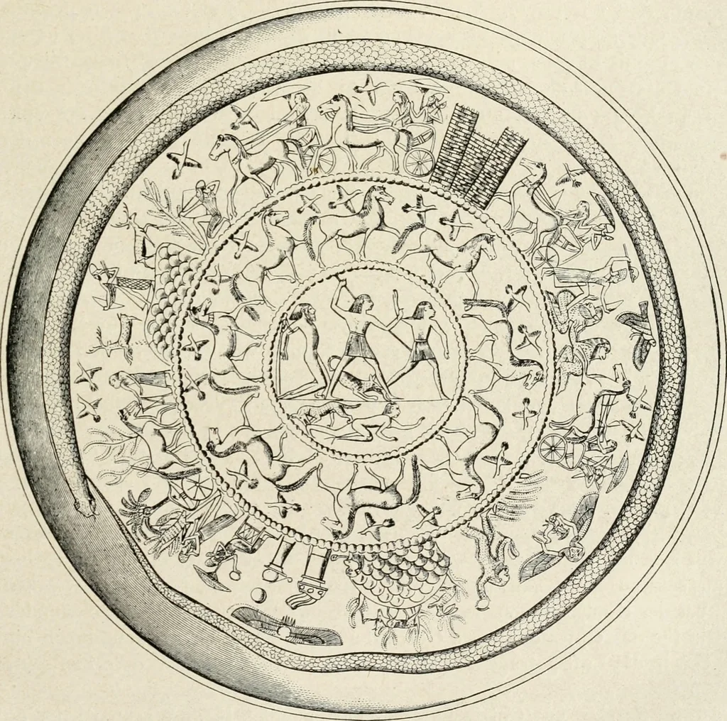An illustration from Archaeologische Hermeneutik; Anleitung zur Deutung klassischer Bildwerke, 1919, leaf 114
