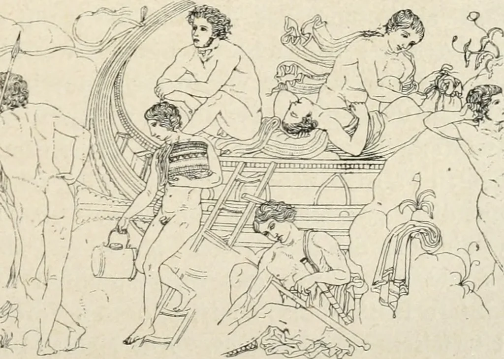 An illustration from Archaeologische Hermeneutik; Anleitung zur Deutung klassischer Bildwerke, 1919, leaf 120