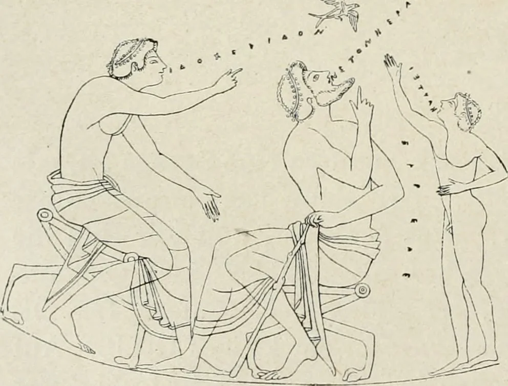 An illustration from Archaeologische Hermeneutik; Anleitung zur Deutung klassischer Bildwerke, 1919, leaf 131