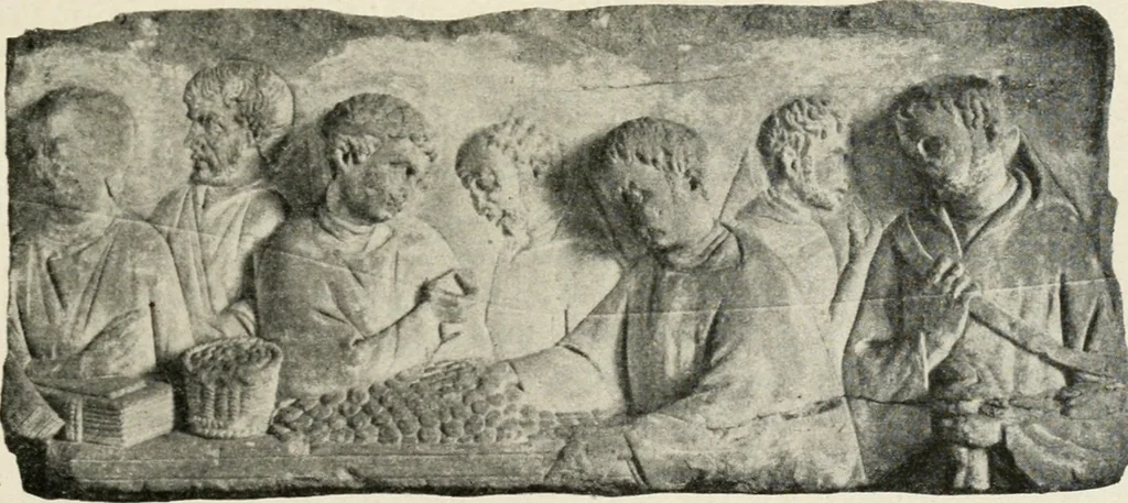 An illustration from Archaeologische Hermeneutik; Anleitung zur Deutung klassischer Bildwerke, 1919, leaf 132