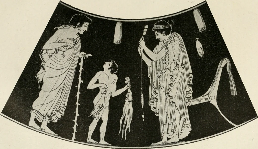 An illustration from Archaeologische Hermeneutik; Anleitung zur Deutung klassischer Bildwerke, 1919, leaf 140
