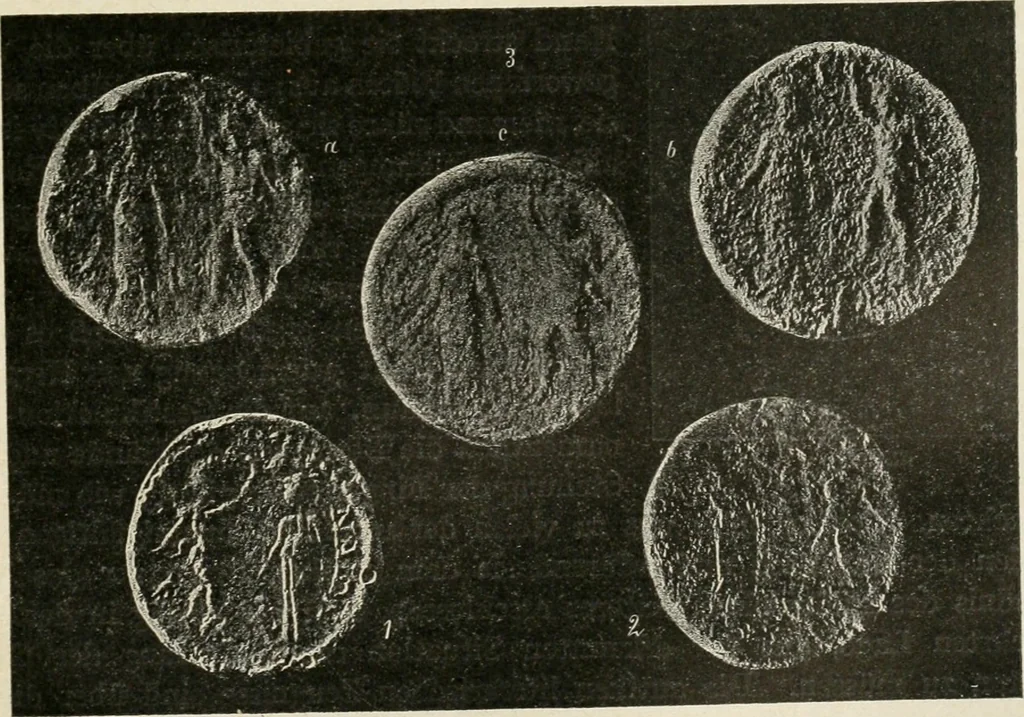 An illustration from Archaeologische Hermeneutik; Anleitung zur Deutung klassischer Bildwerke, 1919, leaf 146