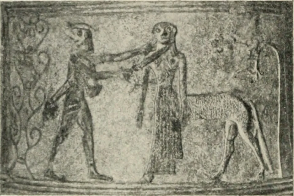 An illustration from Archaeologische Hermeneutik; Anleitung zur Deutung klassischer Bildwerke, 1919, leaf 151