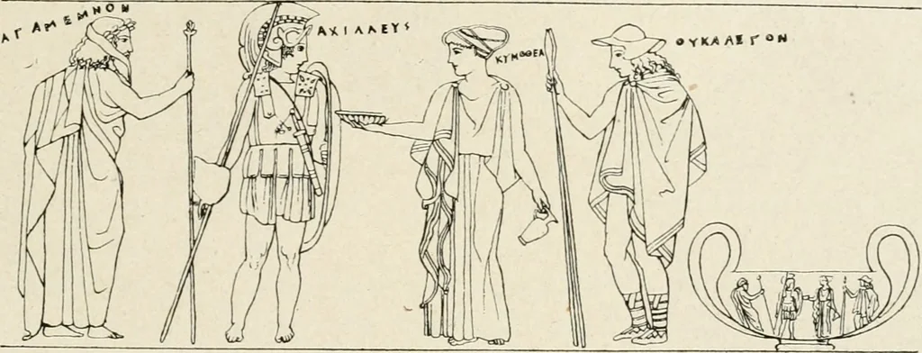 An illustration from Archaeologische Hermeneutik; Anleitung zur Deutung klassischer Bildwerke, 1919, leaf 158