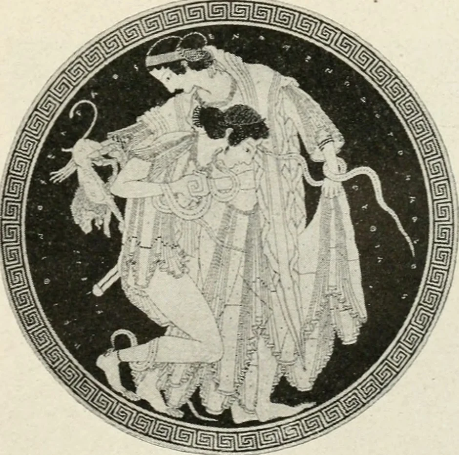 An illustration from Archaeologische Hermeneutik; Anleitung zur Deutung klassischer Bildwerke, 1919, leaf 162
