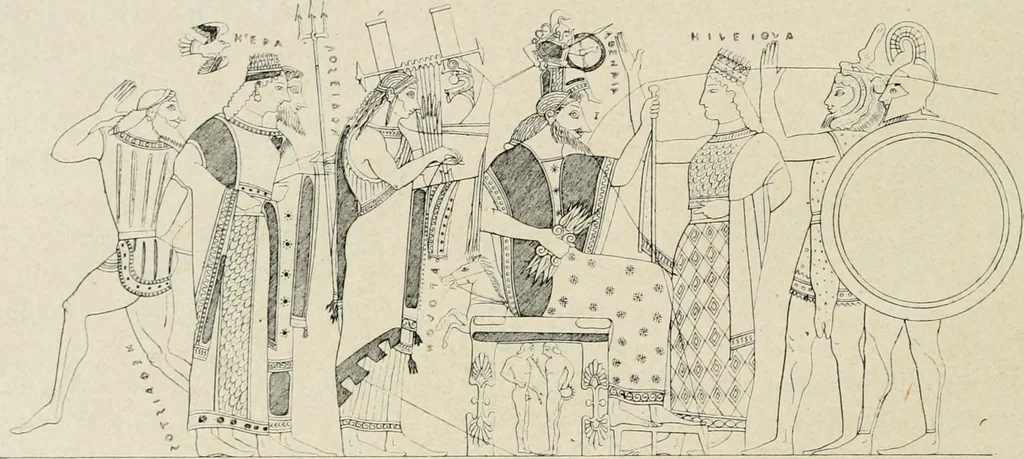 An illustration from Archaeologische Hermeneutik; Anleitung zur Deutung klassischer Bildwerke, 1919, leaf 167