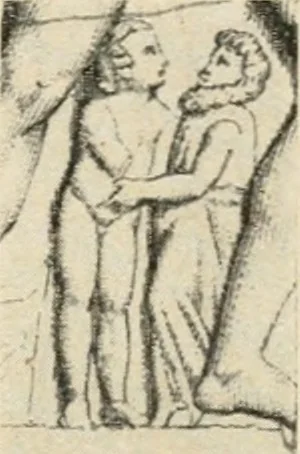 An illustration from Archaeologische Hermeneutik; Anleitung zur Deutung klassischer Bildwerke, 1919, leaf 18