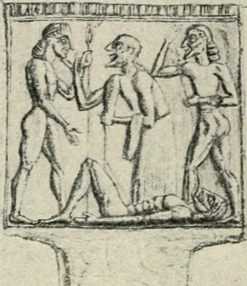 An illustration from Archaeologische Hermeneutik; Anleitung zur Deutung klassischer Bildwerke, 1919, leaf 181