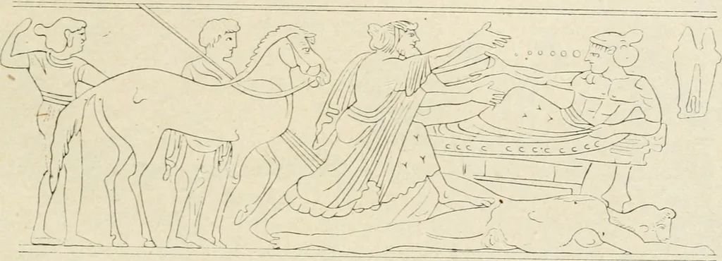 An illustration from Archaeologische Hermeneutik; Anleitung zur Deutung klassischer Bildwerke, 1919, leaf 182