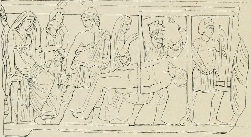An illustration from Archaeologische Hermeneutik; Anleitung zur Deutung klassischer Bildwerke, 1919, leaf 185