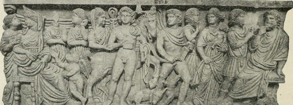 An illustration from Archaeologische Hermeneutik; Anleitung zur Deutung klassischer Bildwerke, 1919, leaf 187