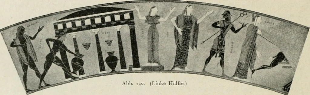 An illustration from Archaeologische Hermeneutik; Anleitung zur Deutung klassischer Bildwerke, 1919, leaf 197