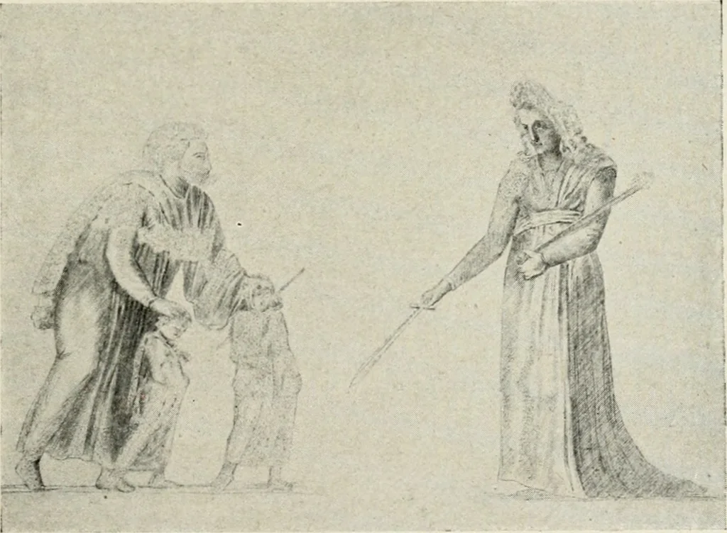 An illustration from Archaeologische Hermeneutik; Anleitung zur Deutung klassischer Bildwerke, 1919, leaf 210