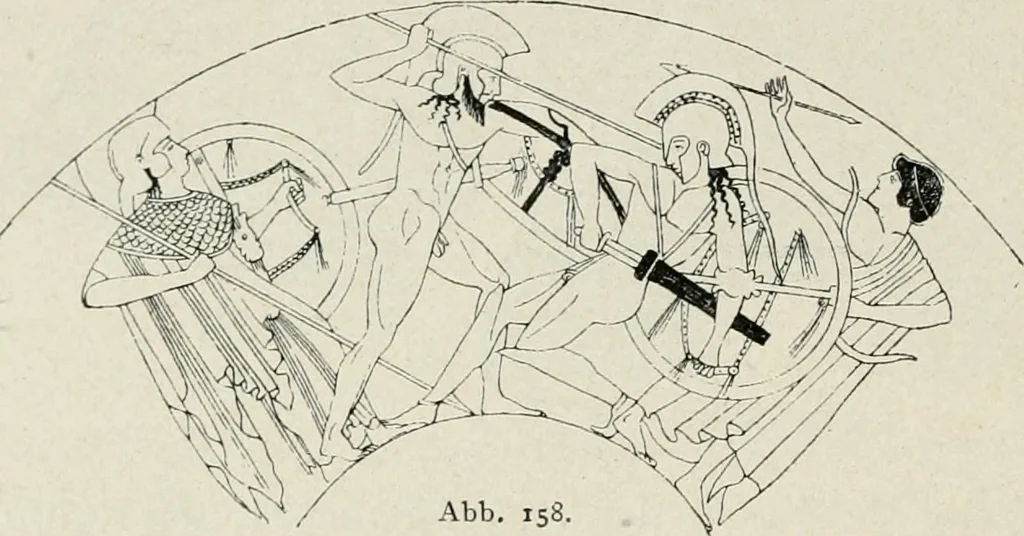 An illustration from Archaeologische Hermeneutik; Anleitung zur Deutung klassischer Bildwerke, 1919, leaf 217