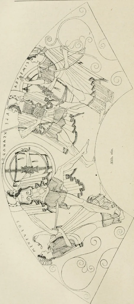 An illustration from Archaeologische Hermeneutik; Anleitung zur Deutung klassischer Bildwerke, 1919, leaf 219