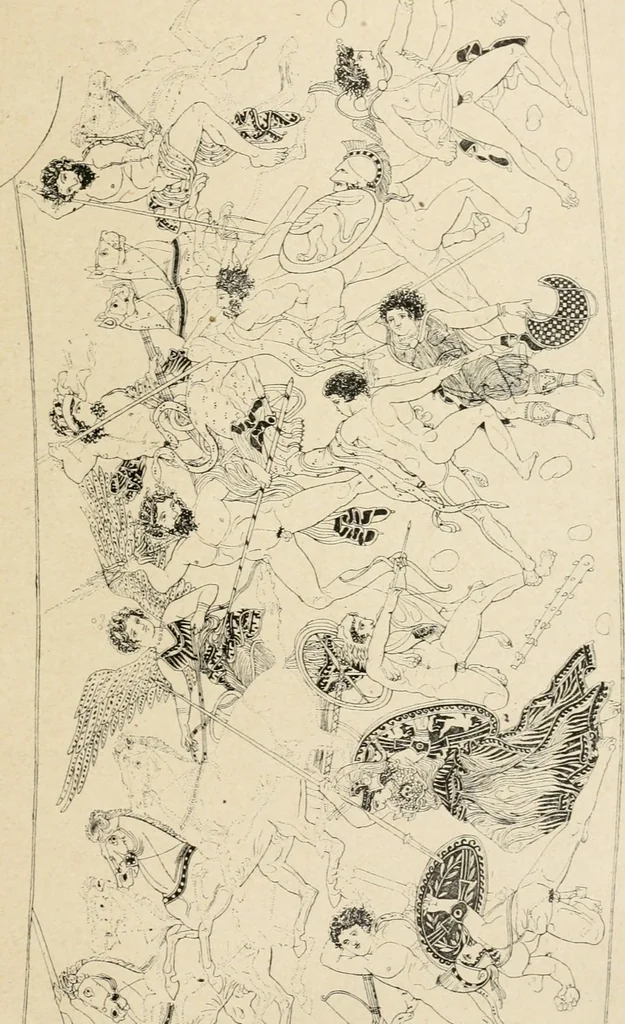 An illustration from Archaeologische Hermeneutik; Anleitung zur Deutung klassischer Bildwerke, 1919, leaf 22