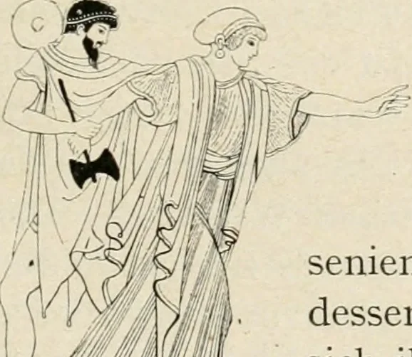 An illustration from Archaeologische Hermeneutik; Anleitung zur Deutung klassischer Bildwerke, 1919, leaf 226