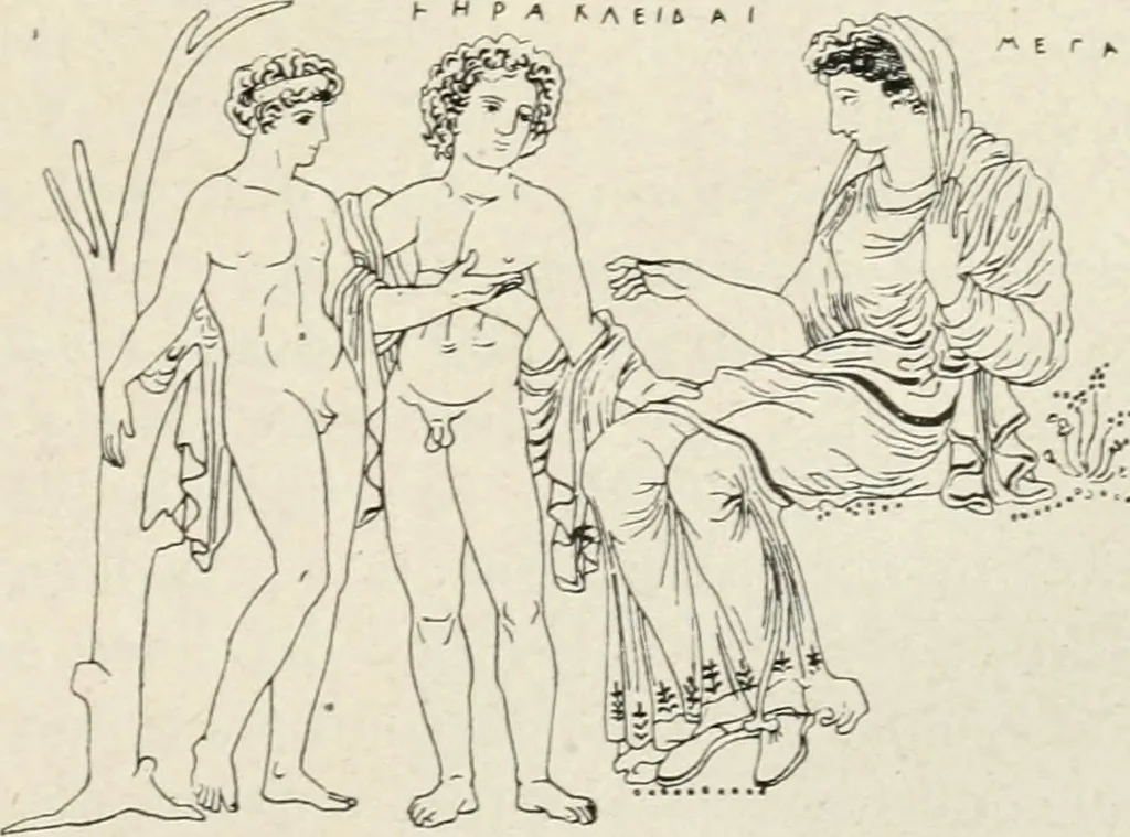 An illustration from Archaeologische Hermeneutik; Anleitung zur Deutung klassischer Bildwerke, 1919, leaf 228