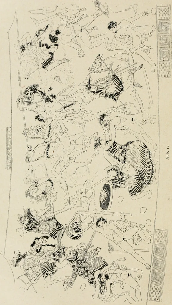 An illustration from Archaeologische Hermeneutik; Anleitung zur Deutung klassischer Bildwerke, 1919, leaf 23
