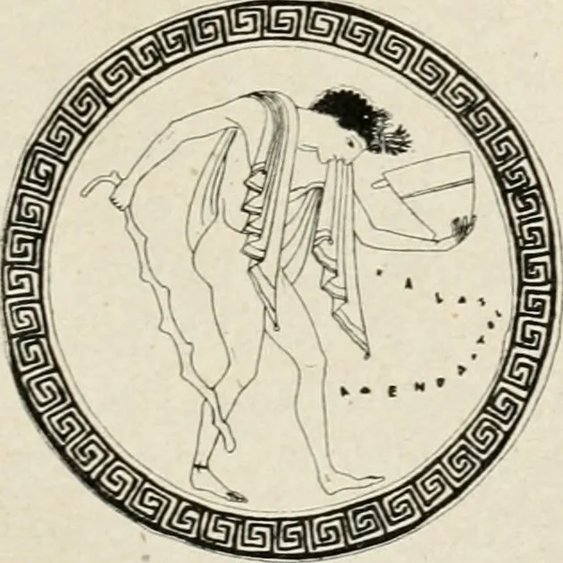 An illustration from Archaeologische Hermeneutik; Anleitung zur Deutung klassischer Bildwerke, 1919, leaf 242