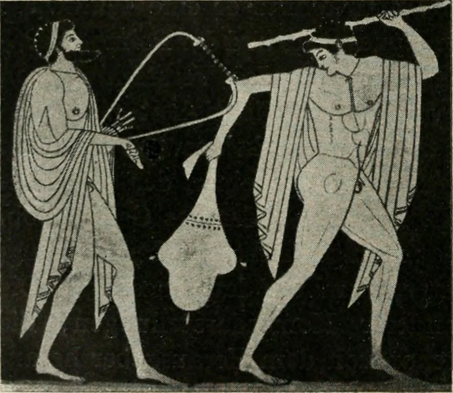 An illustration from Archaeologische Hermeneutik; Anleitung zur Deutung klassischer Bildwerke, 1919, leaf 243