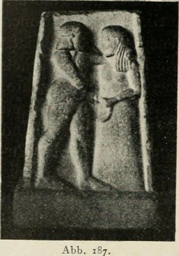 An illustration from Archaeologische Hermeneutik; Anleitung zur Deutung klassischer Bildwerke, 1919, leaf 251