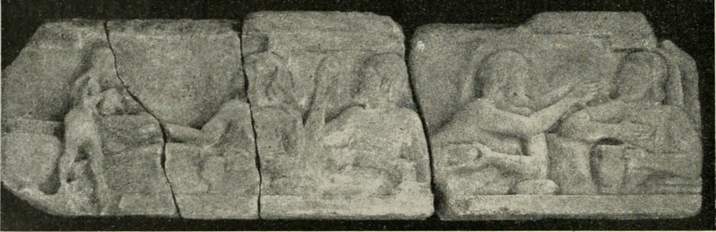An illustration from Archaeologische Hermeneutik; Anleitung zur Deutung klassischer Bildwerke, 1919, leaf 253