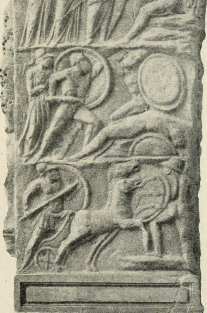 An illustration from Archaeologische Hermeneutik; Anleitung zur Deutung klassischer Bildwerke, 1919, leaf 256