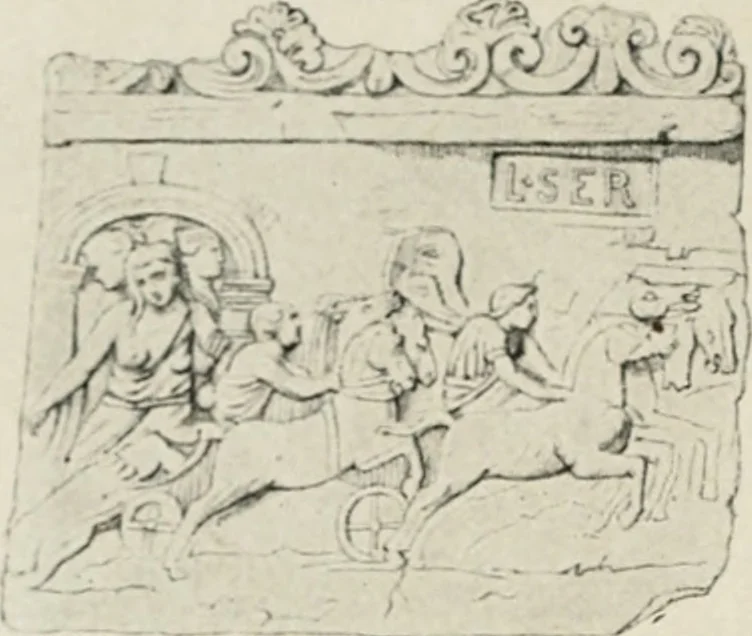 An illustration from Archaeologische Hermeneutik; Anleitung zur Deutung klassischer Bildwerke, 1919, leaf 263
