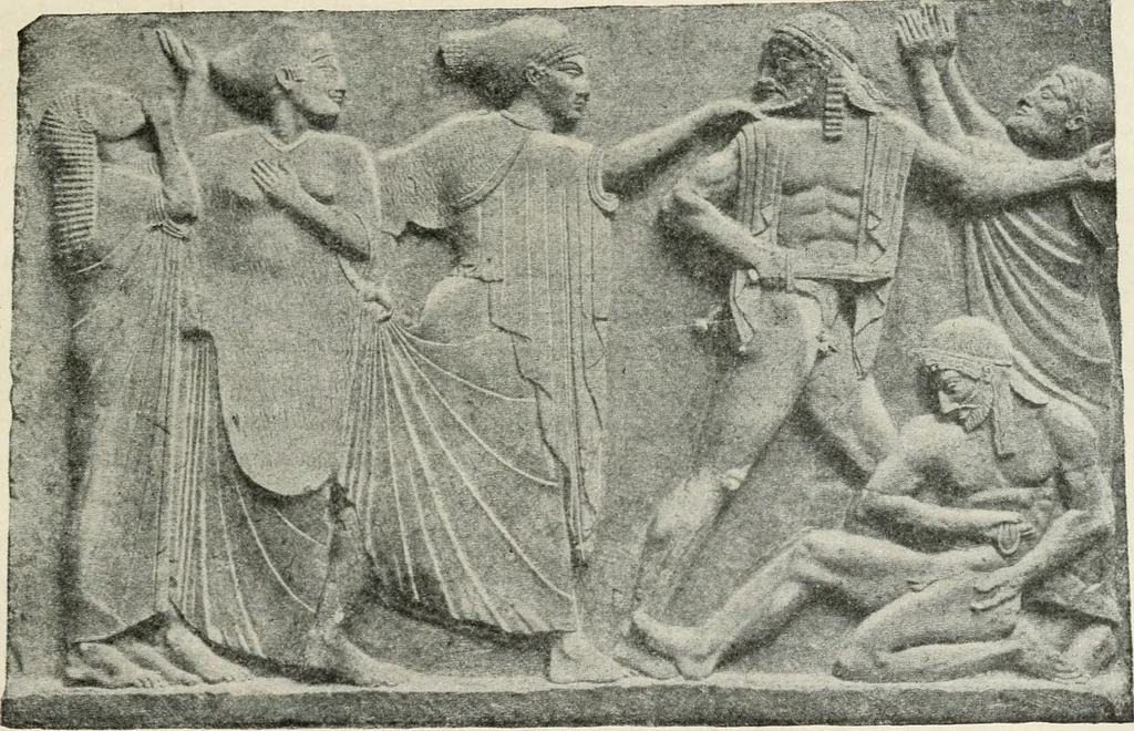 An illustration from Archaeologische Hermeneutik; Anleitung zur Deutung klassischer Bildwerke, 1919, leaf 270