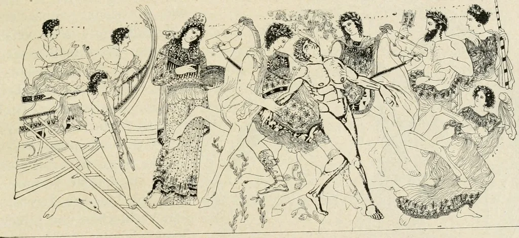 An illustration from Archaeologische Hermeneutik; Anleitung zur Deutung klassischer Bildwerke, 1919, leaf 276