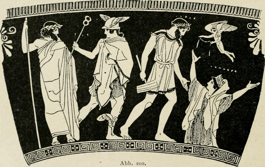 An illustration from Archaeologische Hermeneutik; Anleitung zur Deutung klassischer Bildwerke, 1919, leaf 279