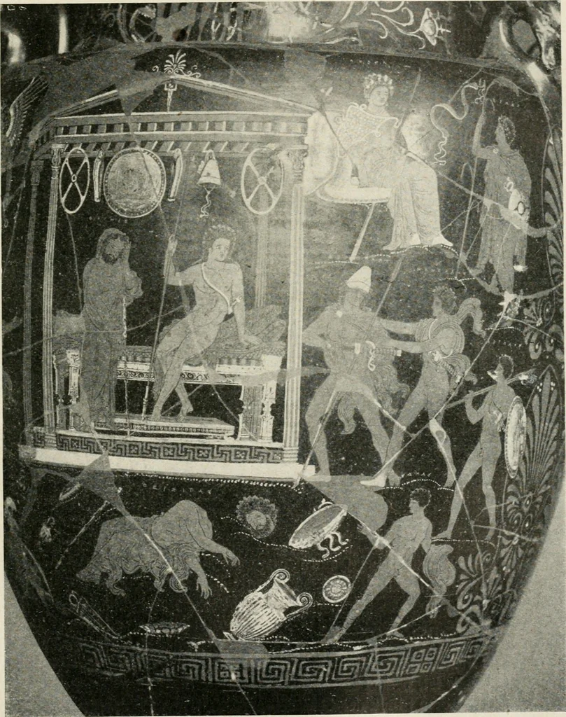 An illustration from Archaeologische Hermeneutik; Anleitung zur Deutung klassischer Bildwerke, 1919, leaf 294